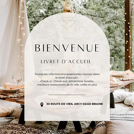 Maison Chaleureuse Axe Reims-laon-soissons 別荘 Braine